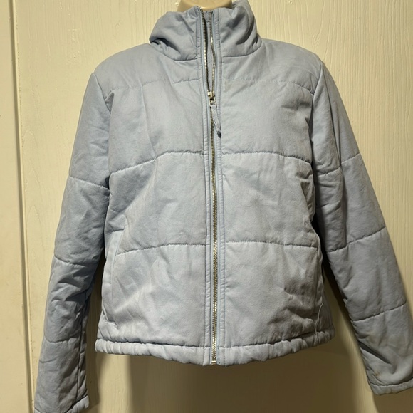 Aritzia Jackets & Blazers - Aritzia Sunday Best Light Blue Puffer Size Small
